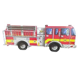Melissa & Doug Fire Truck Puzzle 4ft